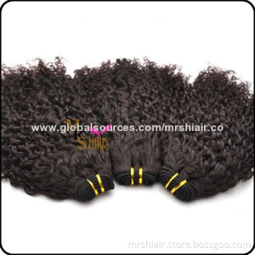 12-inch Natural Color Romantic Curly Brazilian Virgin Hair